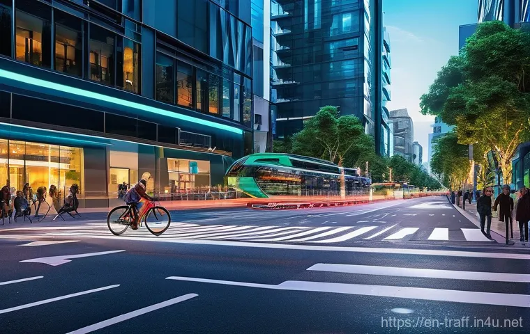 교통 체증 심한 구간 분석 및 대안 - **Prompt 1: Urban Gridlock at Dusk**
    A wide, dynamic shot of a bustling urban highway at dusk, c...